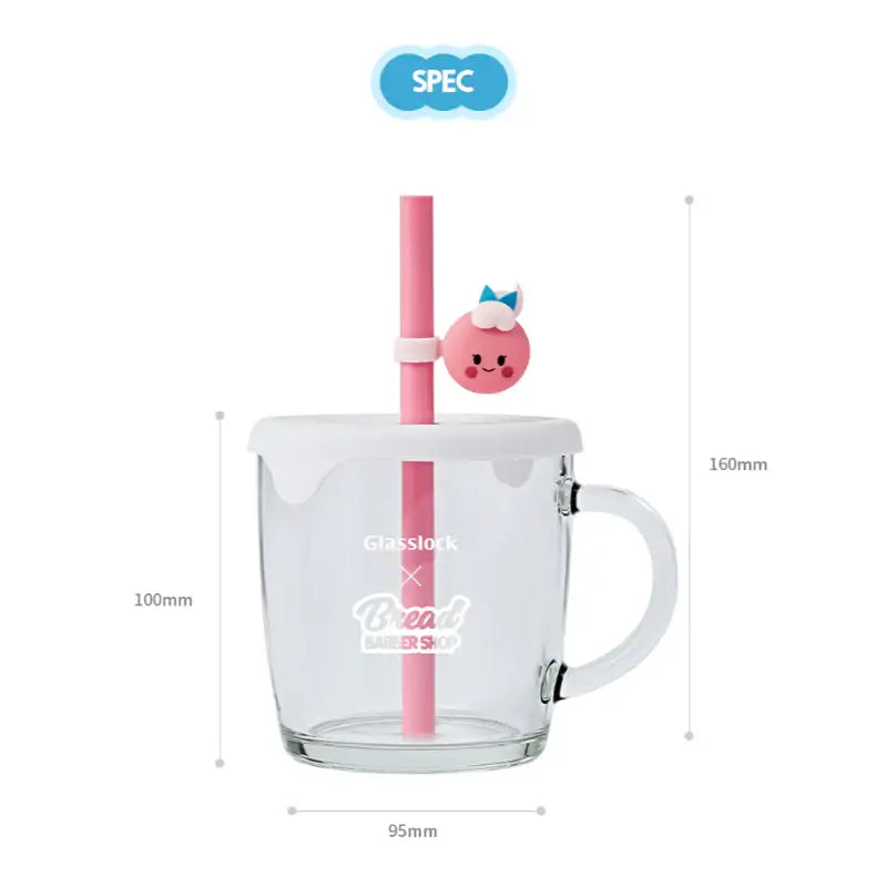 Glasslock x Bread Barbershop - Straw Cap Mug - Glasslock - Mug - Harumio
