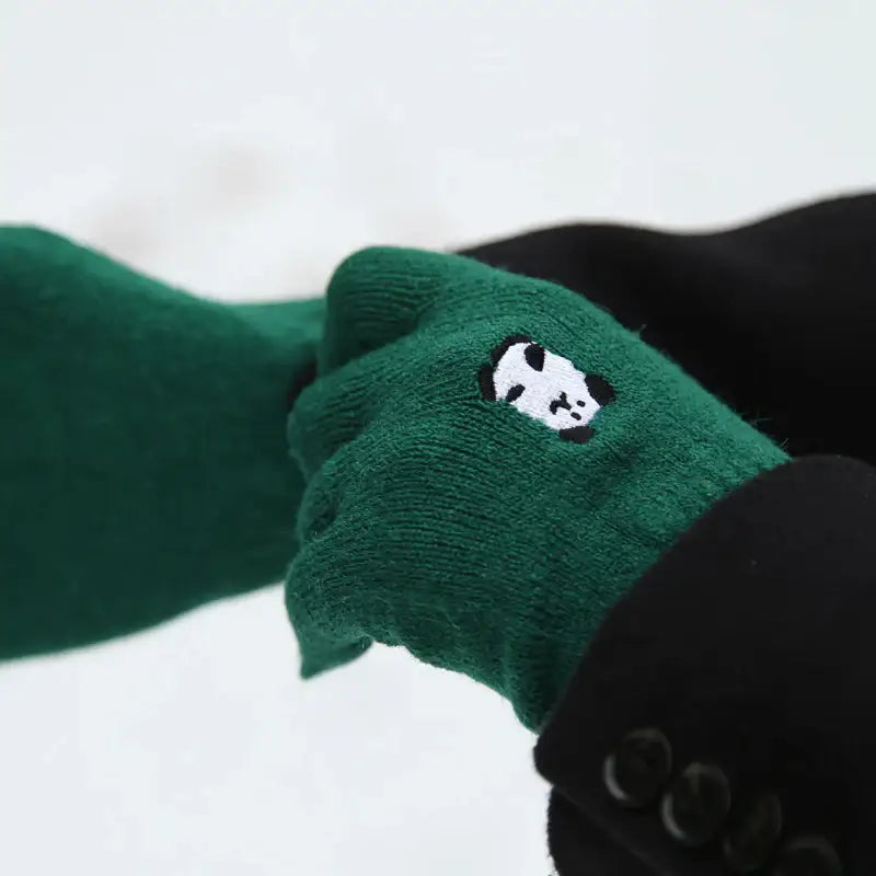 Dinotaeng - Bobo Hairy Yarn Gloves - Dinotaeng - Gloves - Harumio