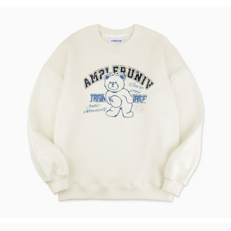 Ambler - Vintage Bear Unisex Overfit Sweatshirt