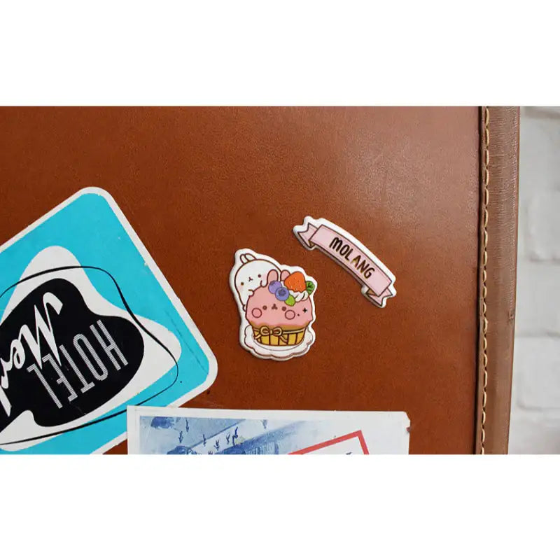 Molang - Gold Box Sticker - Molang - Decorative Stickers - Harumio