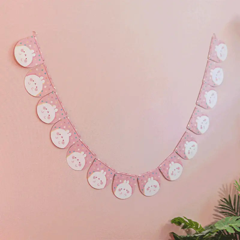 Molang - Pink Party Garland - Molang - Garland - Harumio
