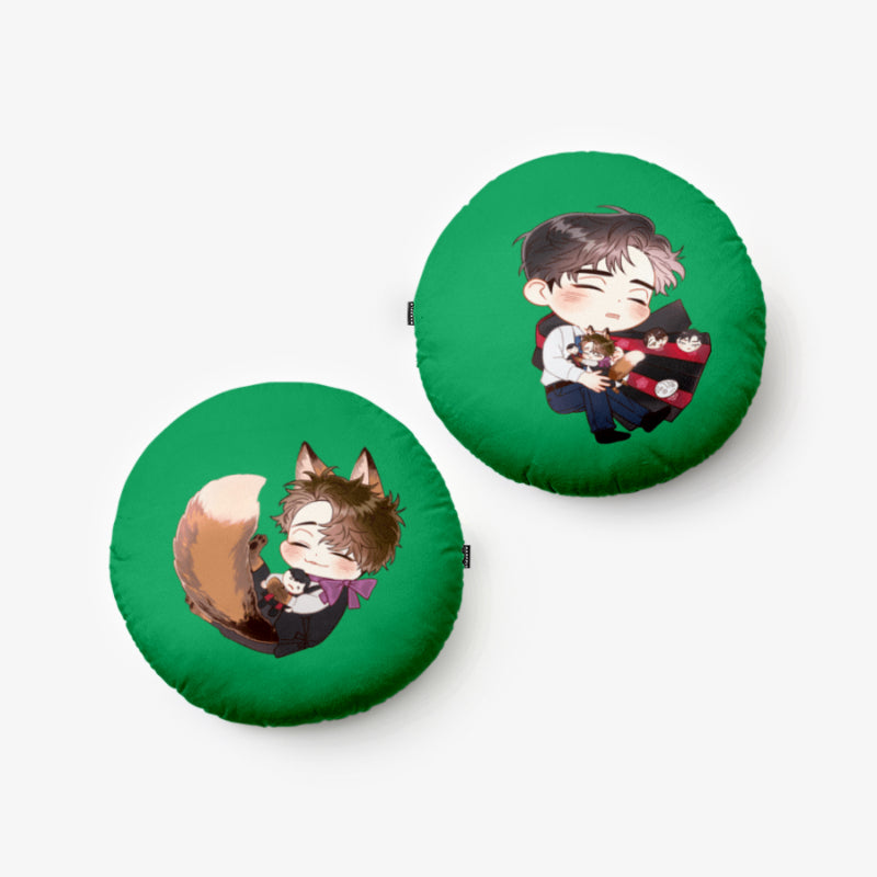 Mad Place - Fox Ideun Round Cushion