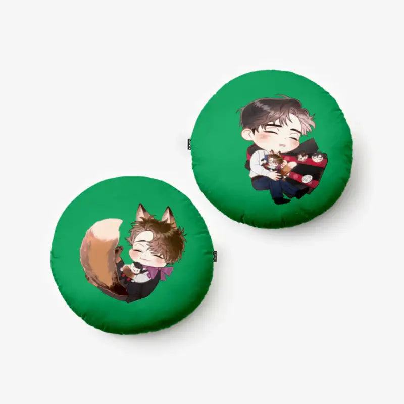 Mad Place - Fox Ideun Round Cushion - Junah COMICS - Accessories - Harumio
