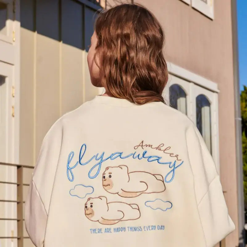 Bellygom x Ambler - Fly Belly Unisex Overfit Sweatshirt - Bellygom x Ambler - Sweatshirt - Harumio