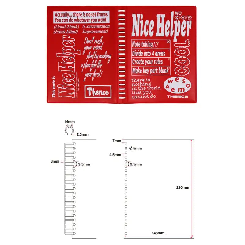 THENCE - Loose Leaf Binder Note - Nice - THENCE - Binder Note - Harumio