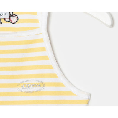 KIRSH x Beanpole Sport - Stripe Halter Neck - Yellow