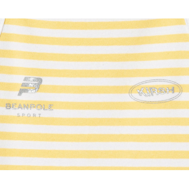 KIRSH x Beanpole Sport - Stripe Halter Neck - Yellow