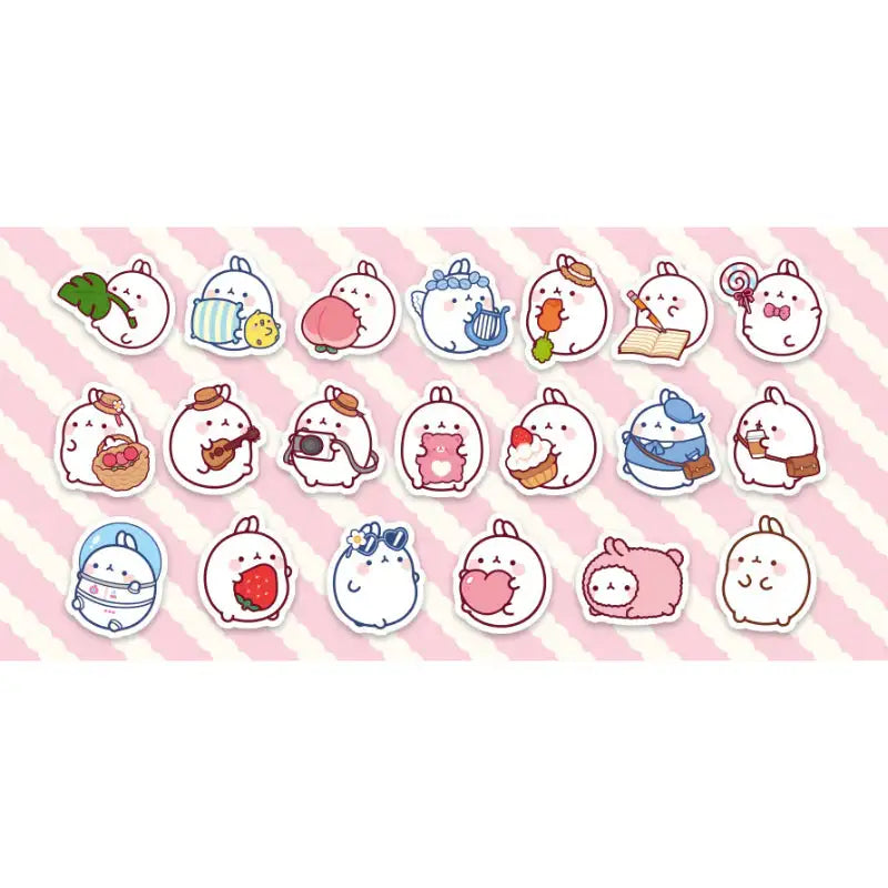Molang - Happy Keyring - Random - Molang - Keyring - Harumio