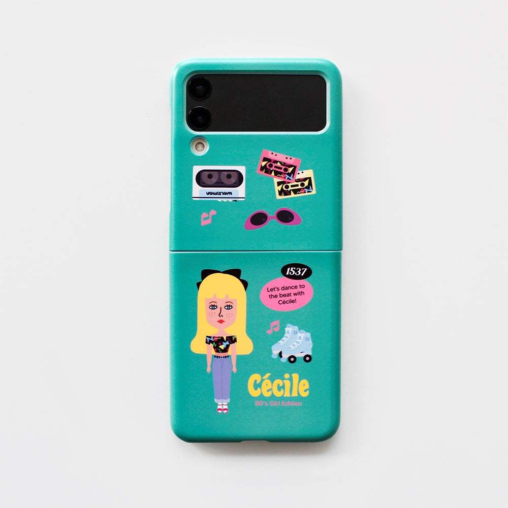 1537 - Z Flip 3 Hard Phone Case