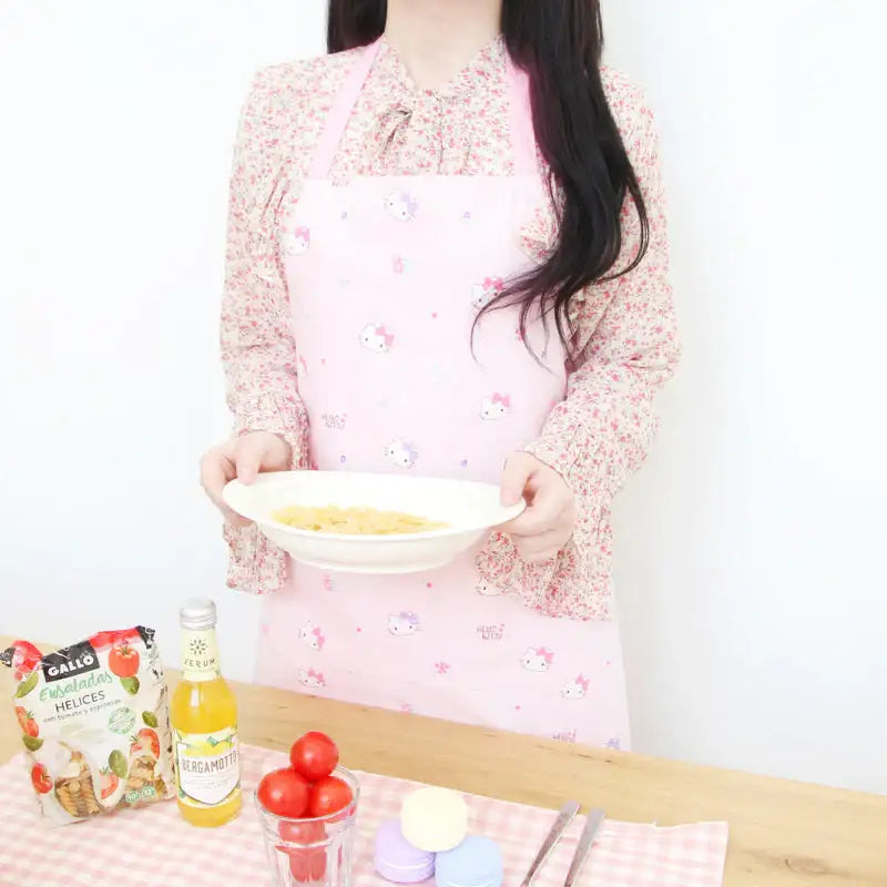 NARA HOME DECO X Hello Kitty - Floral Apron - NARA HOME DECO - Kitchen Wear - Harumio