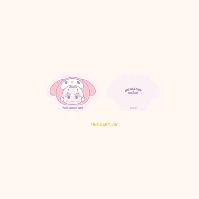 NCT x Sanrio - Face Memo Pad - Sanrio - Memo Pad - Harumio