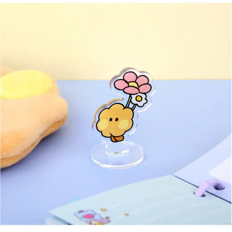Monopoly x BT21 - Minini Acrylic Stand - Happy Flower - Monopoly - Acrylic Stand - Harumio