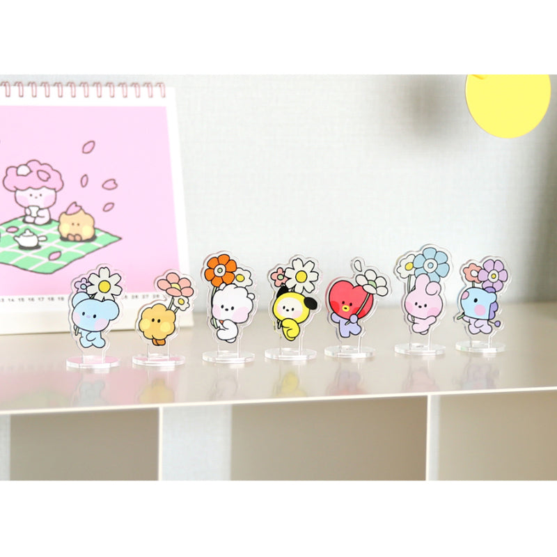 Monopoly x BT21 - Minini Acrylic Stand - Happy Flower