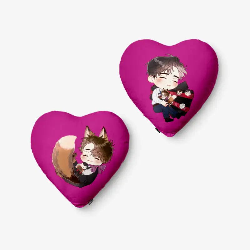 Mad Place - Fox Ideun Heart Cushion - Junah COMICS - Accessories - Harumio
