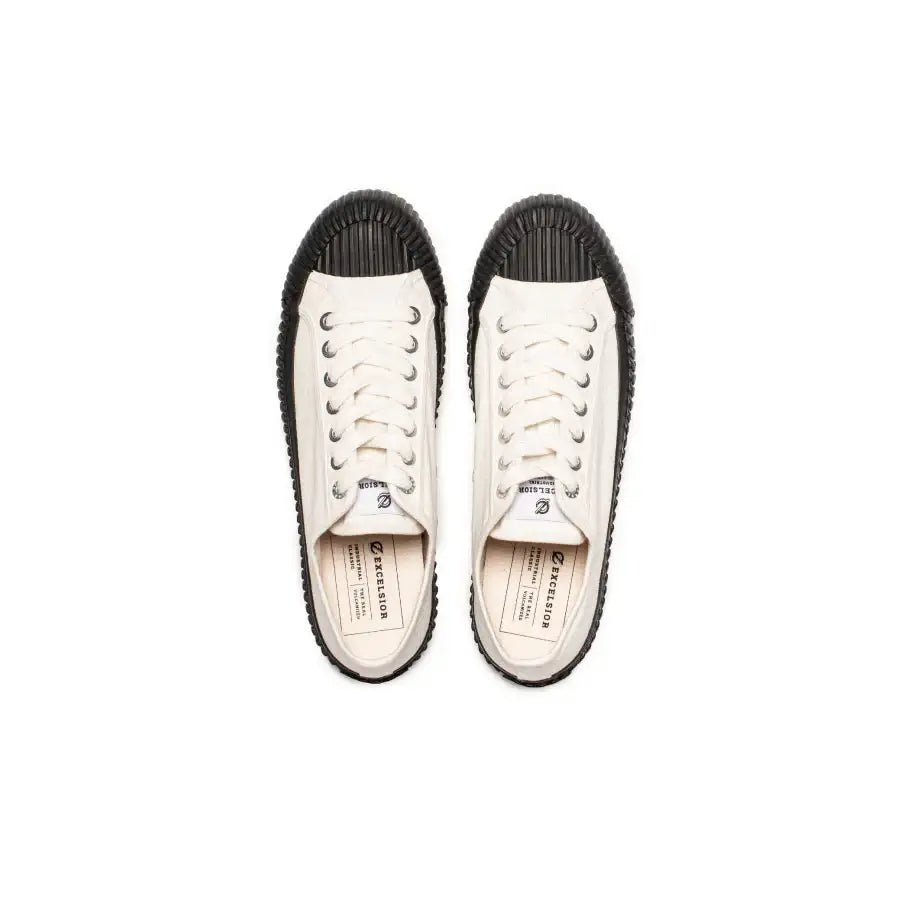 EXCELSIOR BOLT Low-Top - White Black - EXCELSIOR - Sneakers - Harumio