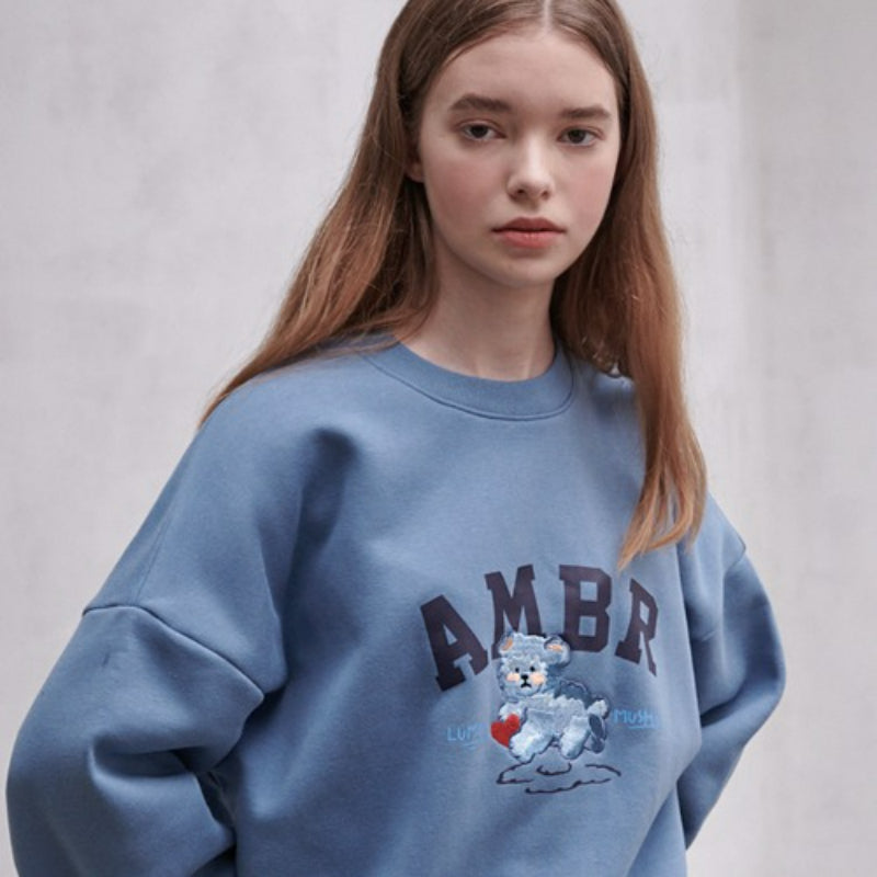 Ambler - Fluffy Bear Unisex Overfit Sweatshirt