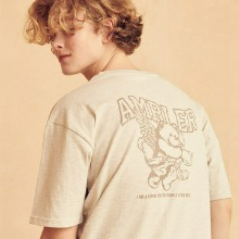 Ambler - Cupid Bear Unisex Overfit T-shirt