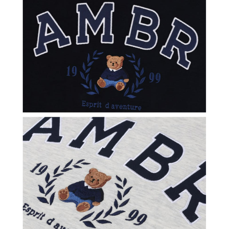 Ambler - School Bear Unisex Overfit Anorak Sweatshirt