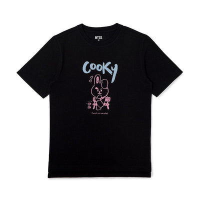 BT21 - Doodling Short Sleeve T-shirt - Cooky