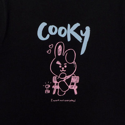 BT21 - Doodling Short Sleeve T-shirt - Cooky
