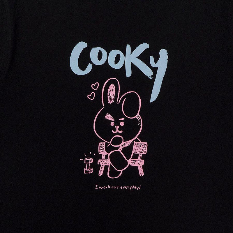 BT21 - Doodling Short Sleeve T-shirt - Cooky