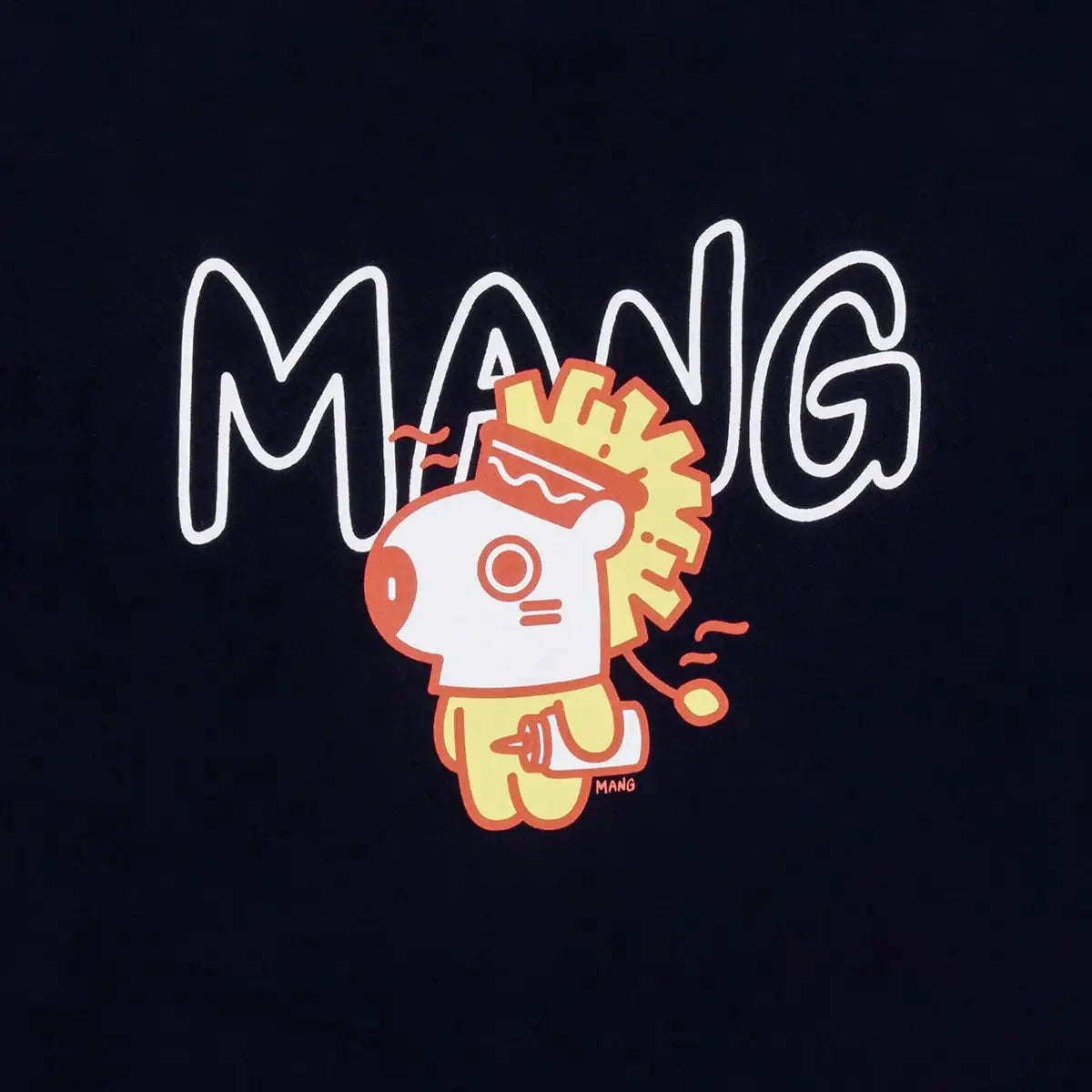 BT21 - BITE - Fast Food - Short Sleeve Polo T-shirt - Mang - BT21 - T-Shirt - Harumio