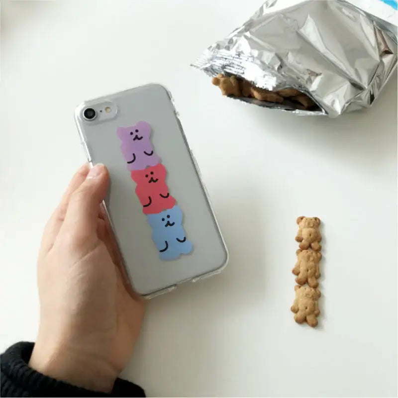 Dinotaeng - Bobo Triplets iPhone Hard Case - Dinotaeng - Phone Case - Harumio