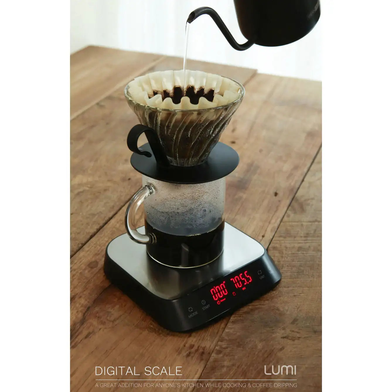Mari Steiger - LUMI Digital Coffee Drip Scale - Mari Steiger - Home & Living, Accessories - Harumio