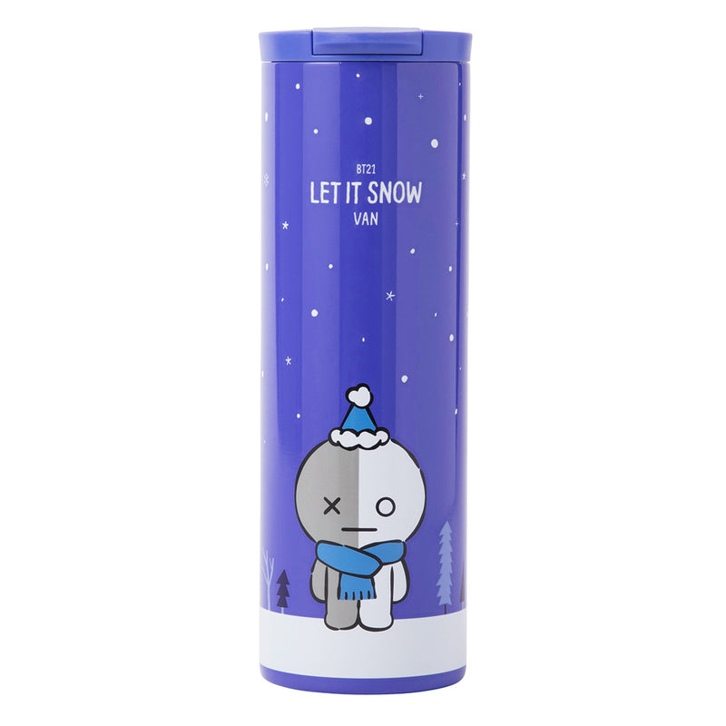 BT21 - Winter Stainless Steel Tumbler 460ml - Van