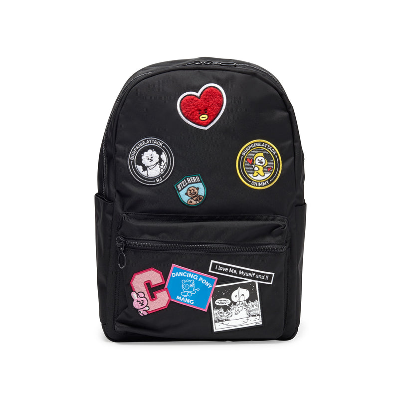 BT21 - Black Patches Backpack