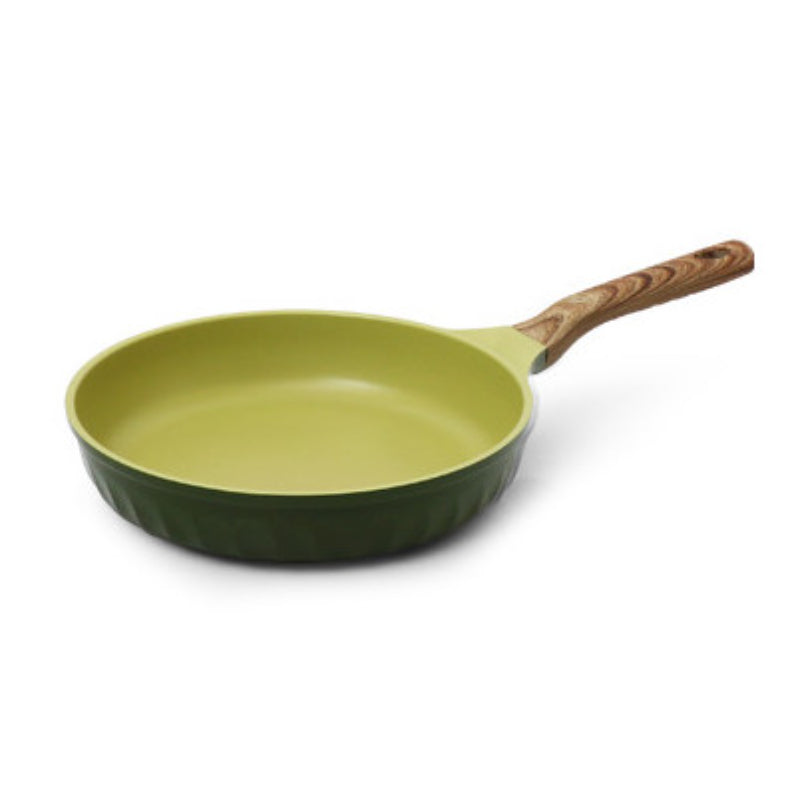 Four Seasons -  Olive Green Wood - Frying Pan