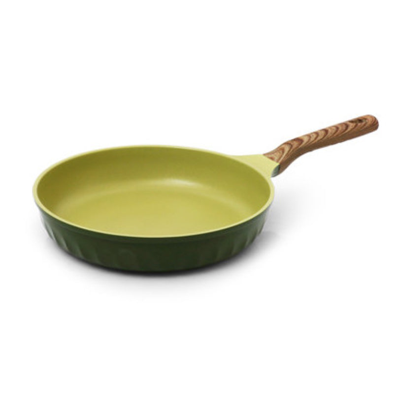 Four Seasons -  Olive Green Wood - Frying Pan