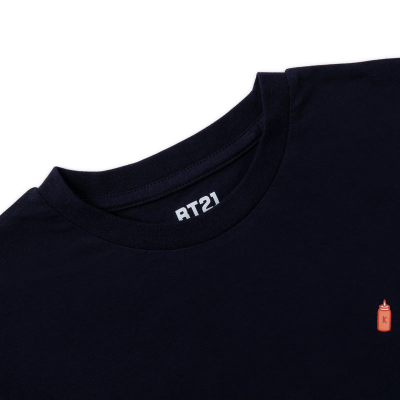 BT21 - BITE - Fast Food - Short Sleeve Polo T-shirt - Chimmy