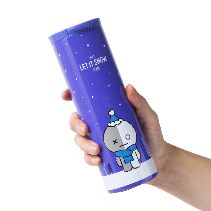 BT21 - Winter Stainless Steel Tumbler 460ml - Van