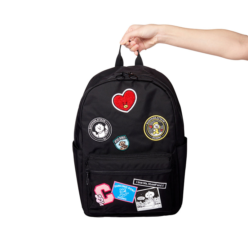 BT21 - Black Patches Backpack