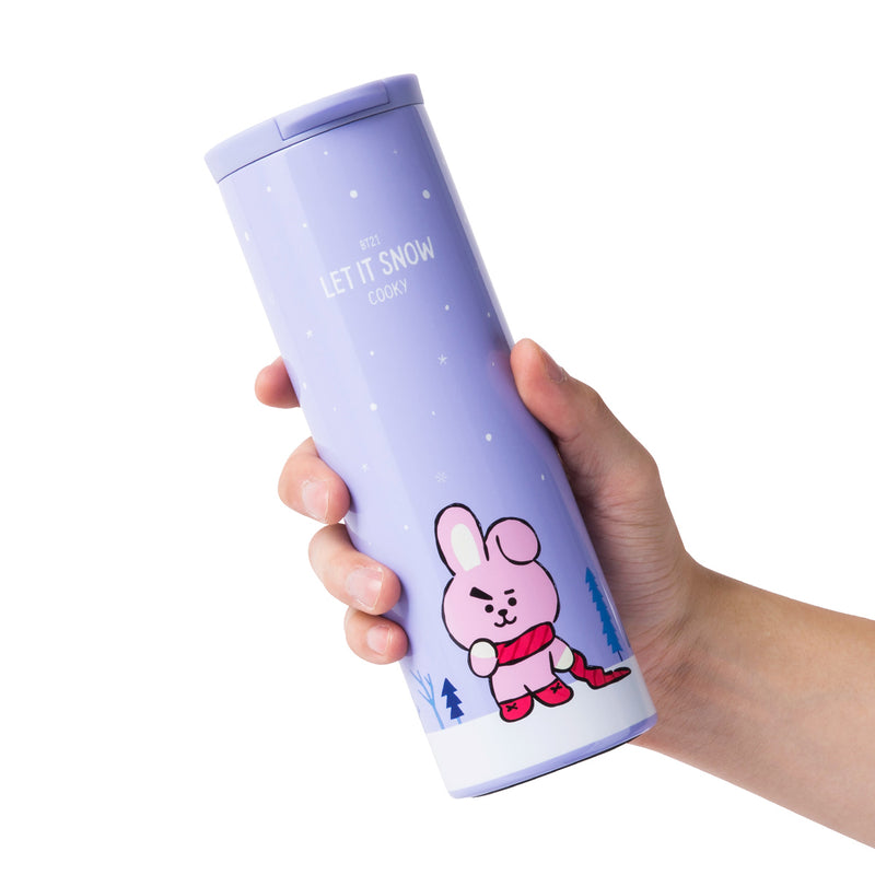 BT21 - Winter Stainless Steel Tumbler 460ml - Cooky