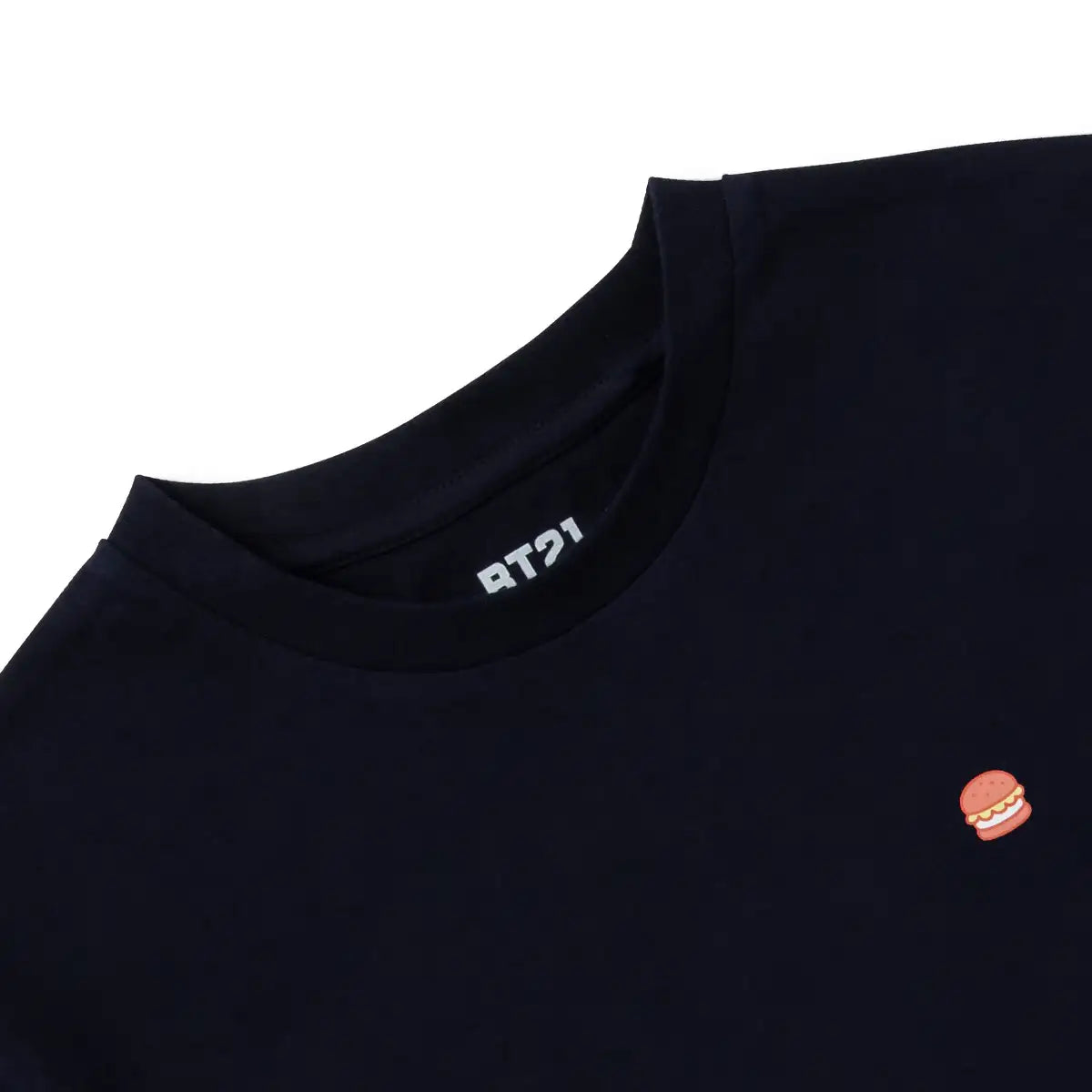 BT21 - BITE - Fast Food - Short Sleeve Polo T-shirt - RJ - BT21 - T-Shirt - Harumio
