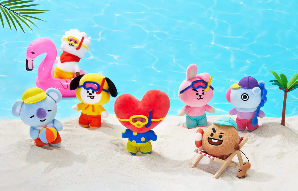 BT21 - Bon Voyage Standing Doll (15cm) - Chimmy - BT21 - Doll - Harumio
