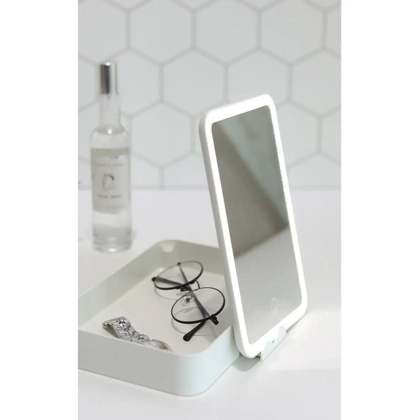 Mari Steiger - Powerpik LED Flat Storage Mirror - Mari Steiger - Home & Living, Accessories - Harumio
