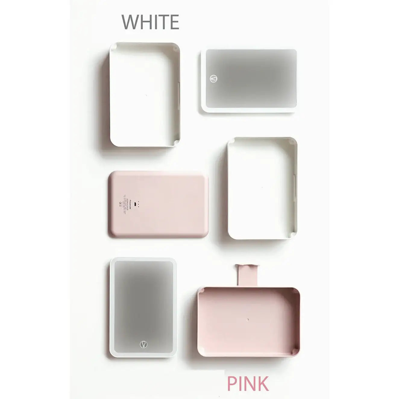 Mari Steiger - Powerpik LED Flat Storage Mirror - Mari Steiger - Home & Living, Accessories - Harumio