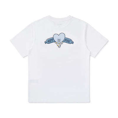 BT21 - BITE - Fast Food - Short Sleeve Polo T-shirt - Tata