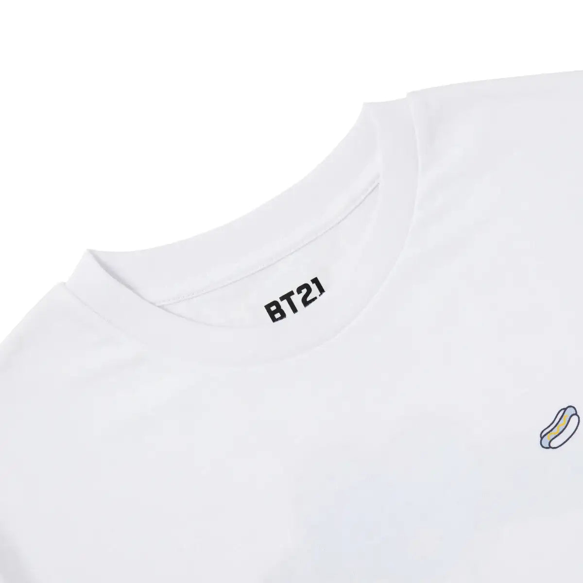 BT21 - BITE - Fast Food - Short Sleeve Polo T-shirt - Tata - BT21 - Clothes - Harumio