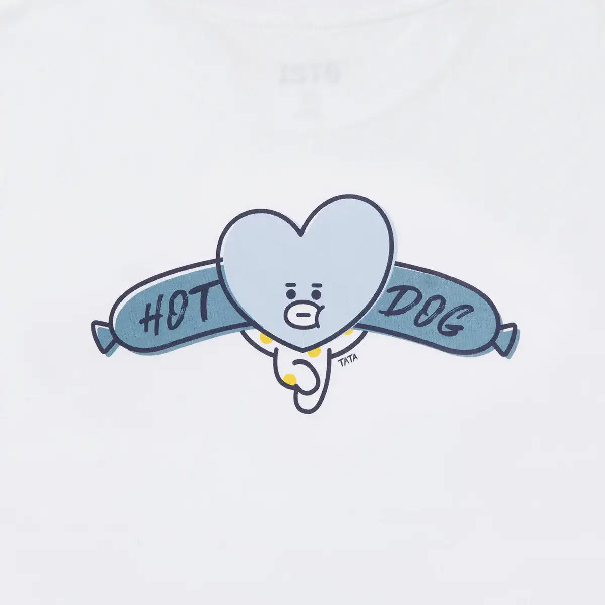BT21 - BITE - Fast Food - Short Sleeve Polo T-shirt - Tata - BT21 - Clothes - Harumio