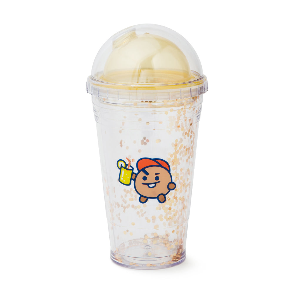 BT21 - Bon Voyage Ice Glitter Tumbler - Shooky