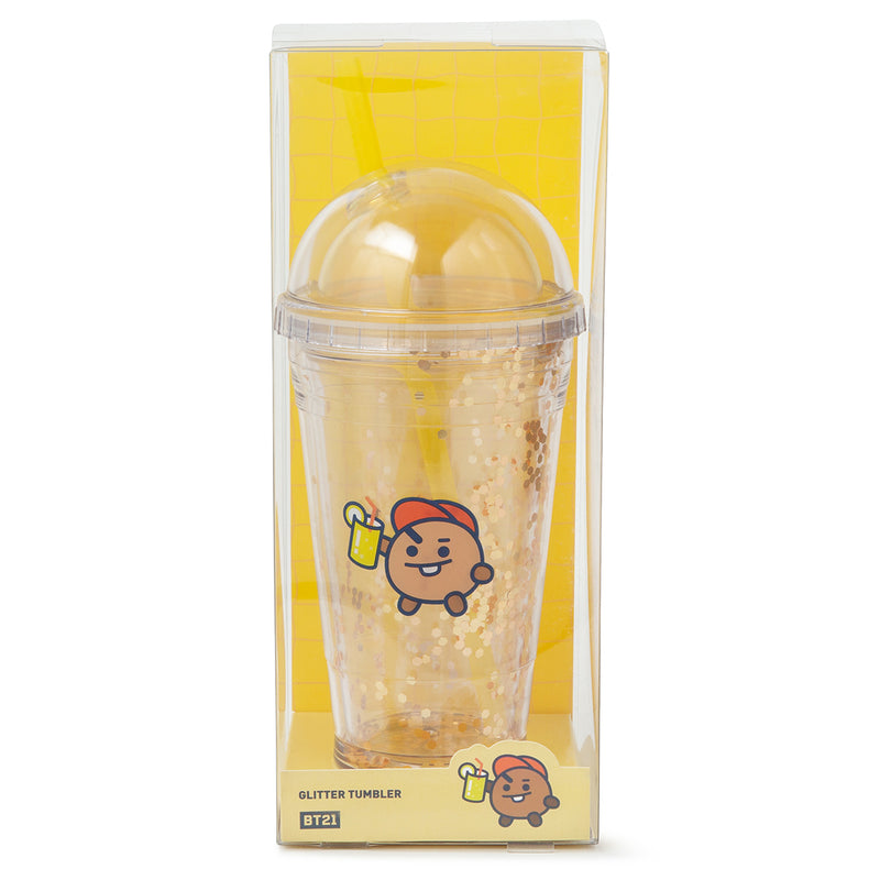 BT21 - Bon Voyage Ice Glitter Tumbler - Shooky