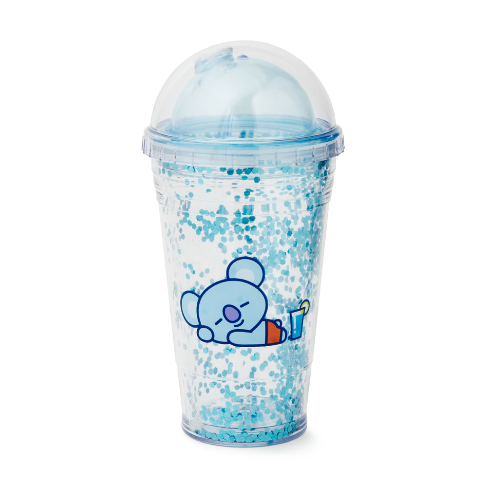 BT21 - Bon Voyage Ice Glitter Tumbler - Koya