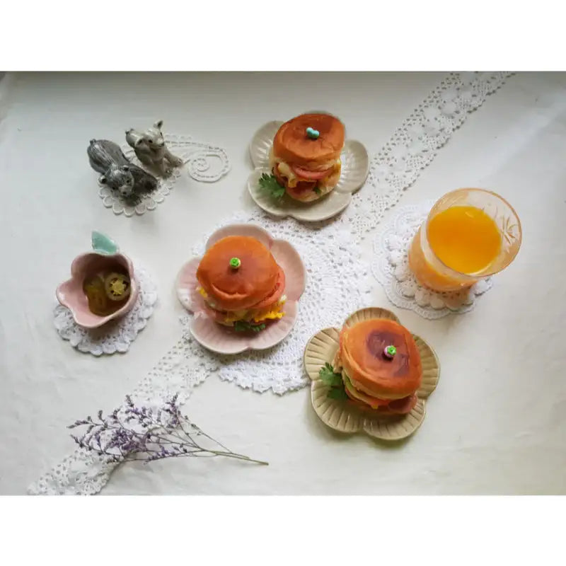 OSON - Handmade Flower Shaped Plate & Holder - OSON - Tableware - Harumio