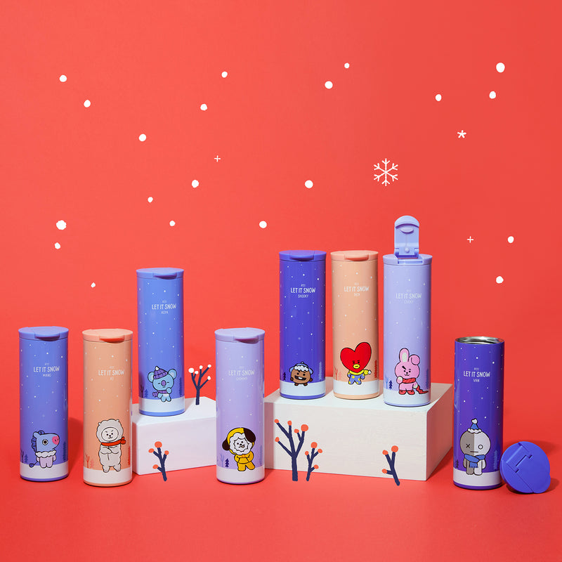 BT21 - Winter Stainless Steel Tumbler 460ml - Cooky