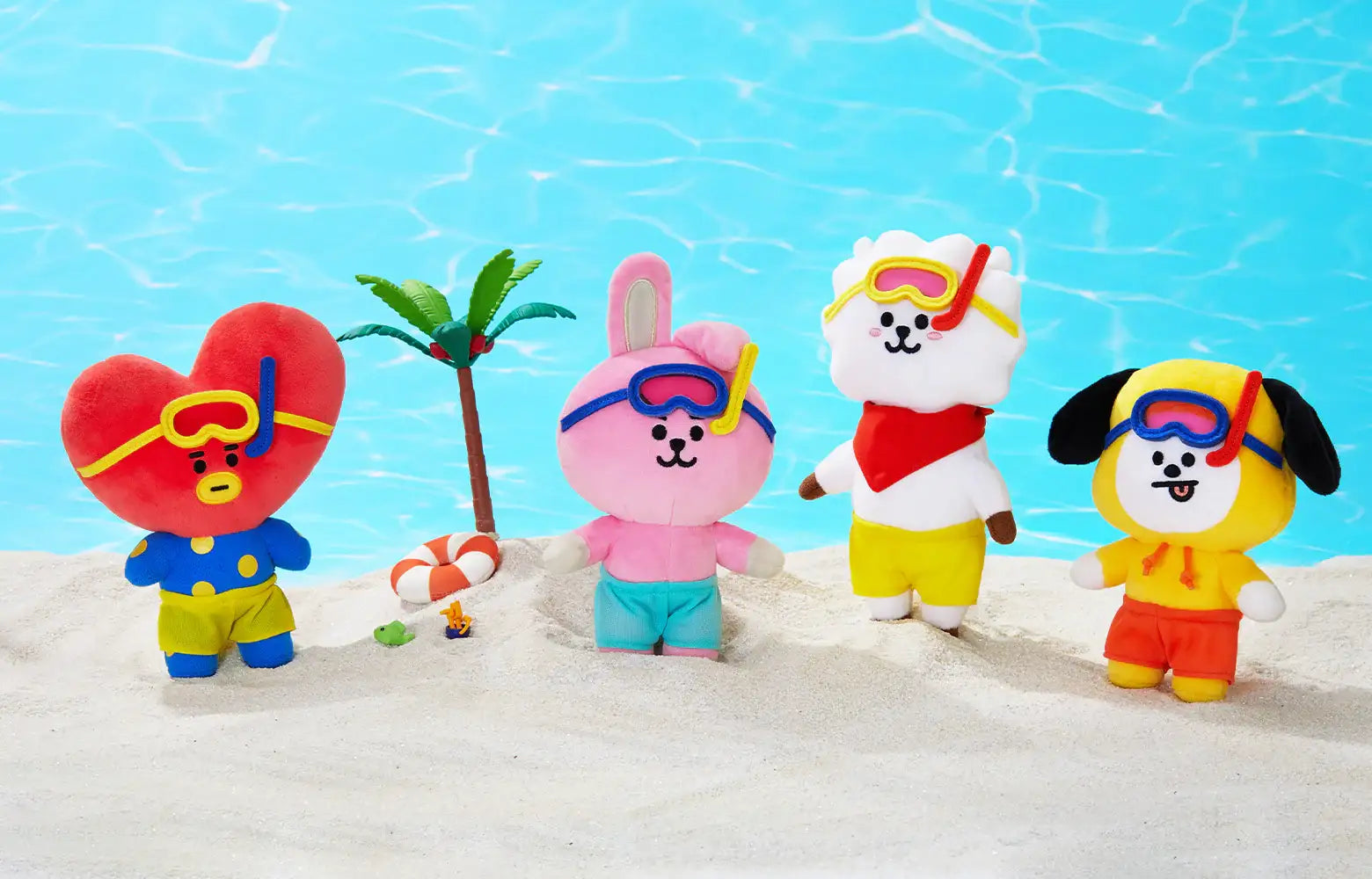 BT21 - Bon Voyage Standing Doll (15cm) - RJ - BT21 - Doll - Harumio