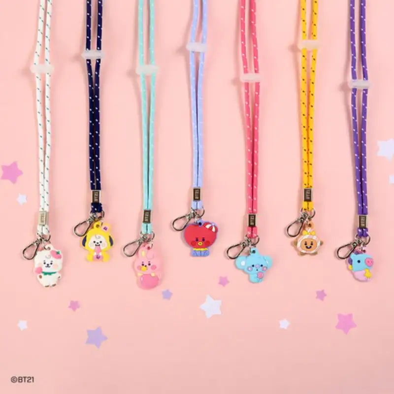 BT21 - Mascot Neck Strap - Jelly Candy - BT21 - neck strap - Harumio